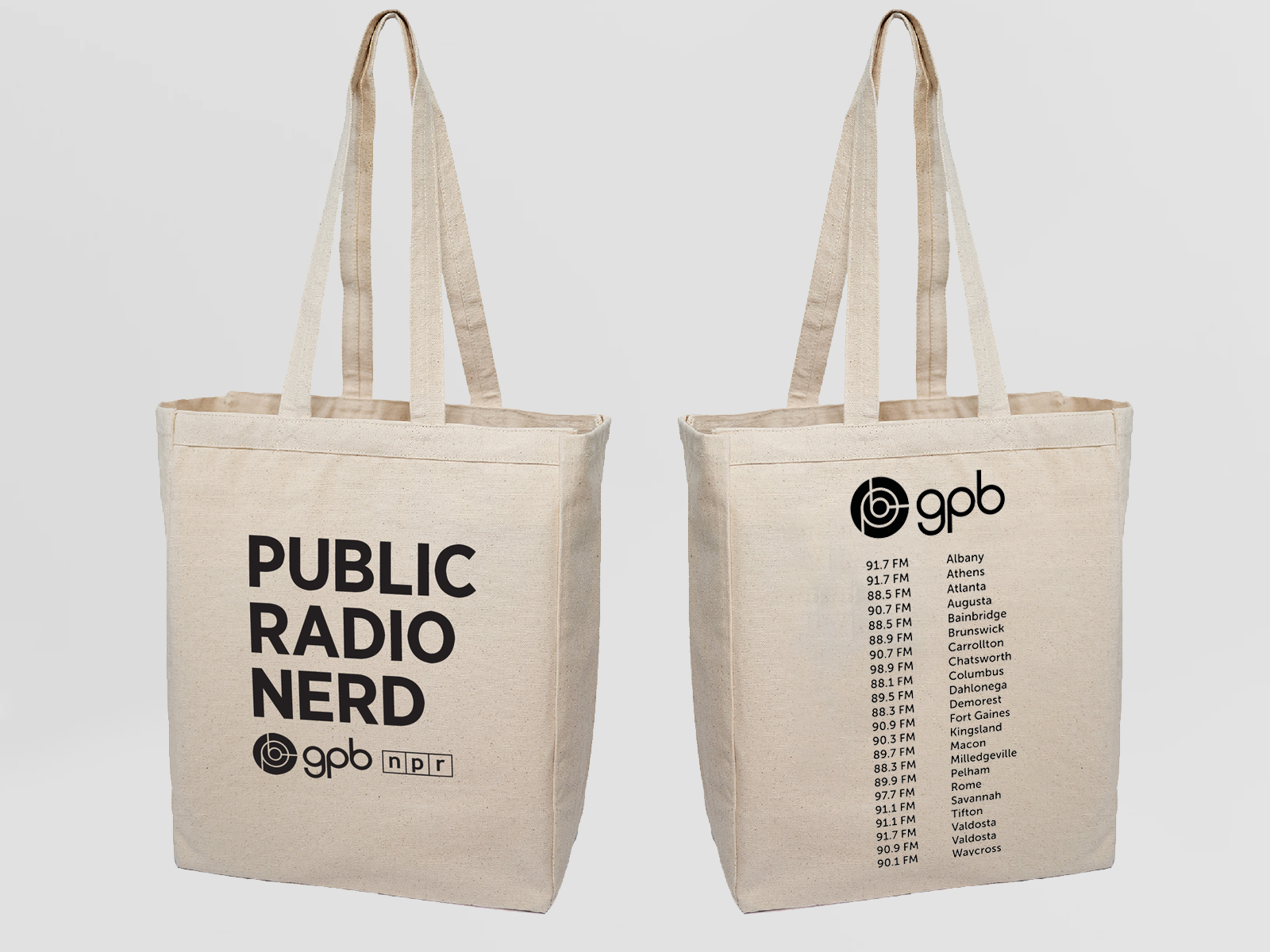 gpb-npr-public-radio-nerd-canvas-tote-bag